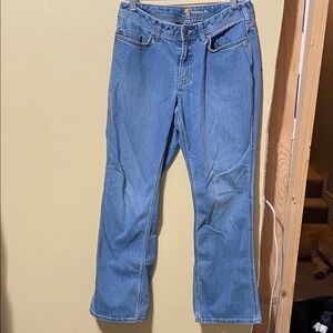 Carhartt Blue Denim Jeans with Yellow Logo